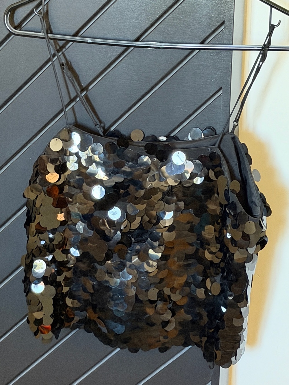 NWOT! Banana Republic petite sequin crop top adjusting strap.Size XS.Never worn!